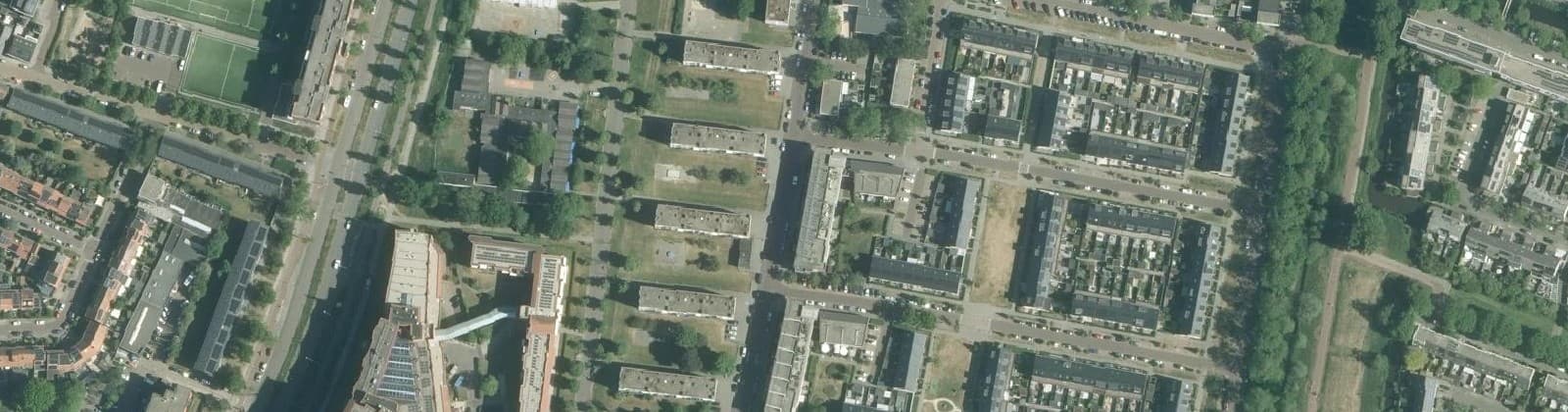 Luchtfoto van Kunstschildersbuurt