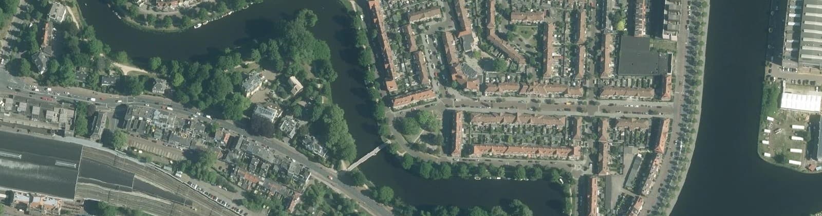 Luchtfoto van Patrimoniumbuurt