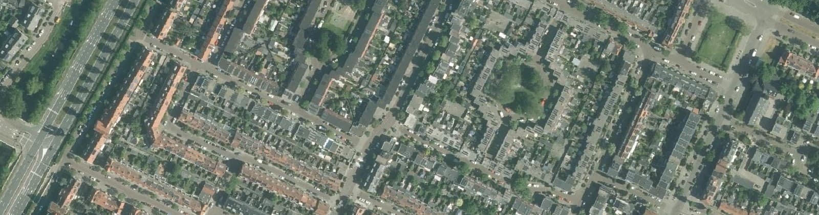 Luchtfoto van Bomenbuurt-west