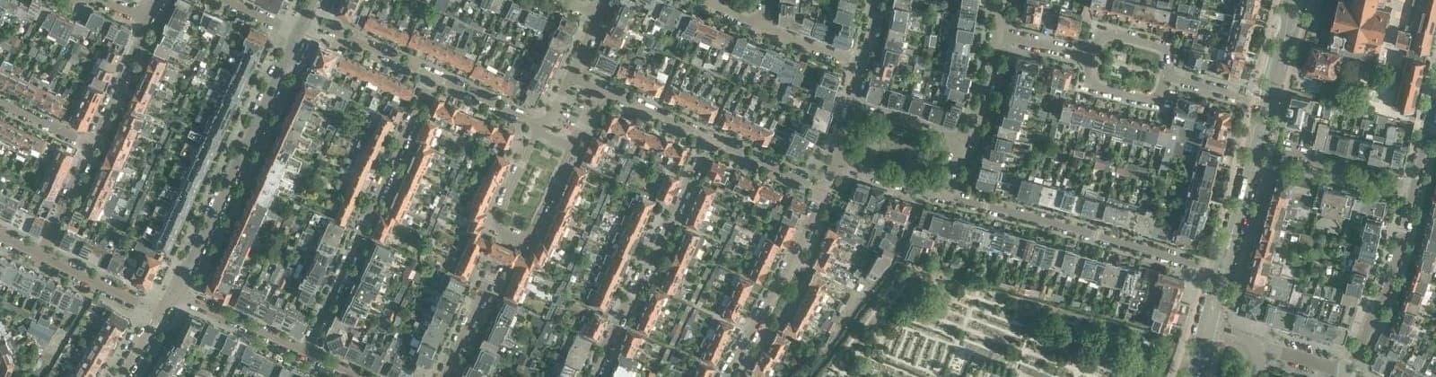 Luchtfoto van Bomenbuurt-oost