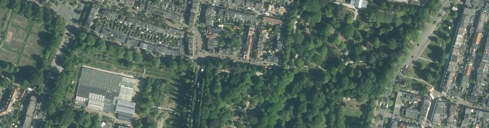 Luchtfoto van Kweektuinbuurt