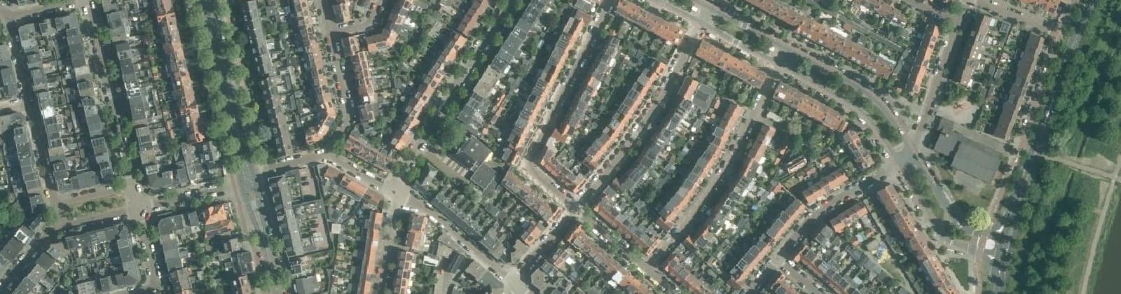 Luchtfoto van Nachtegaalbuurt