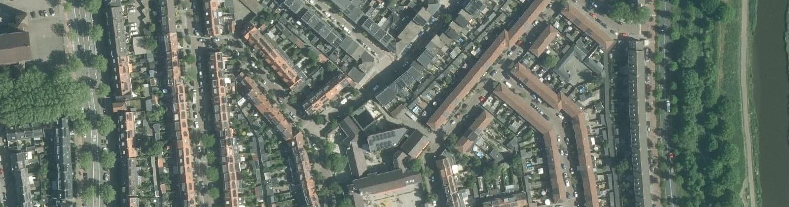 Luchtfoto van Meeuwenbuurt
