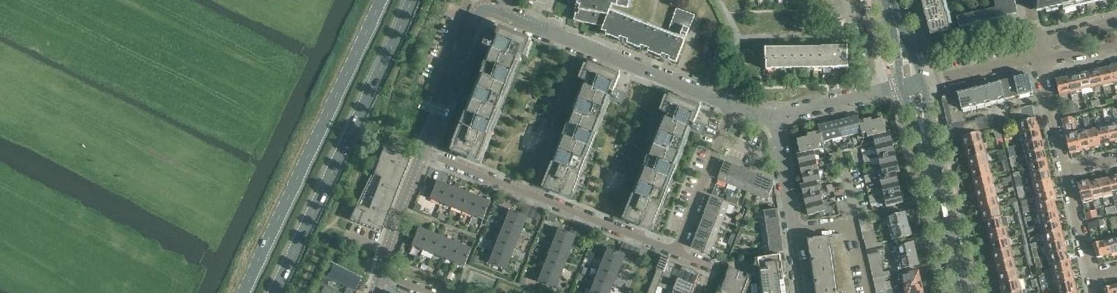 Luchtfoto van Schrijversbuurt