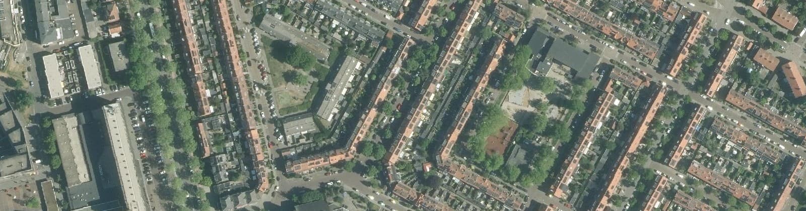 Luchtfoto van Muiderkring