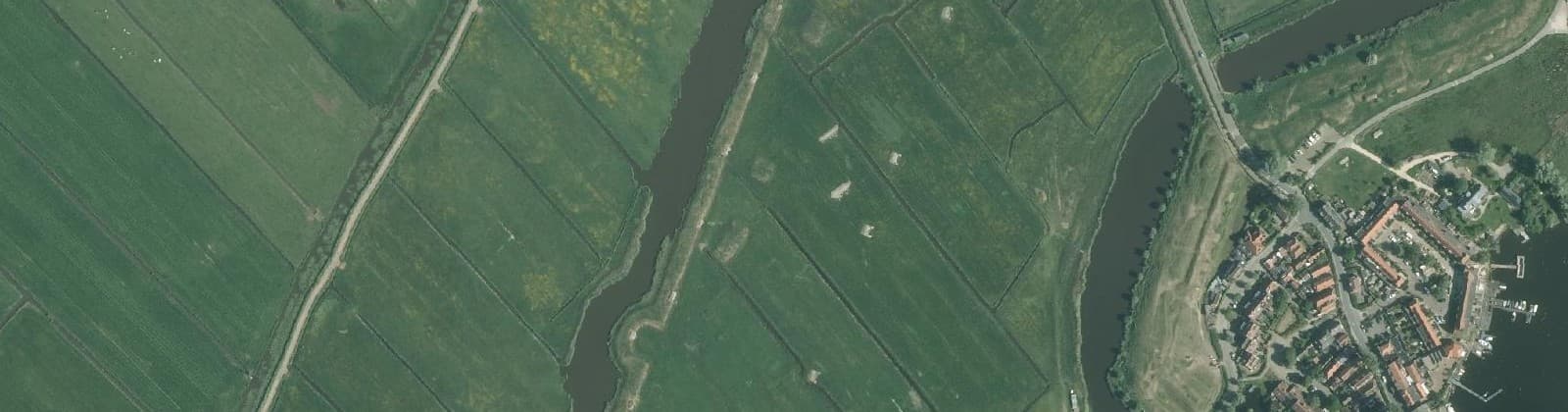 Luchtfoto van Oude Spaarndammerpolder