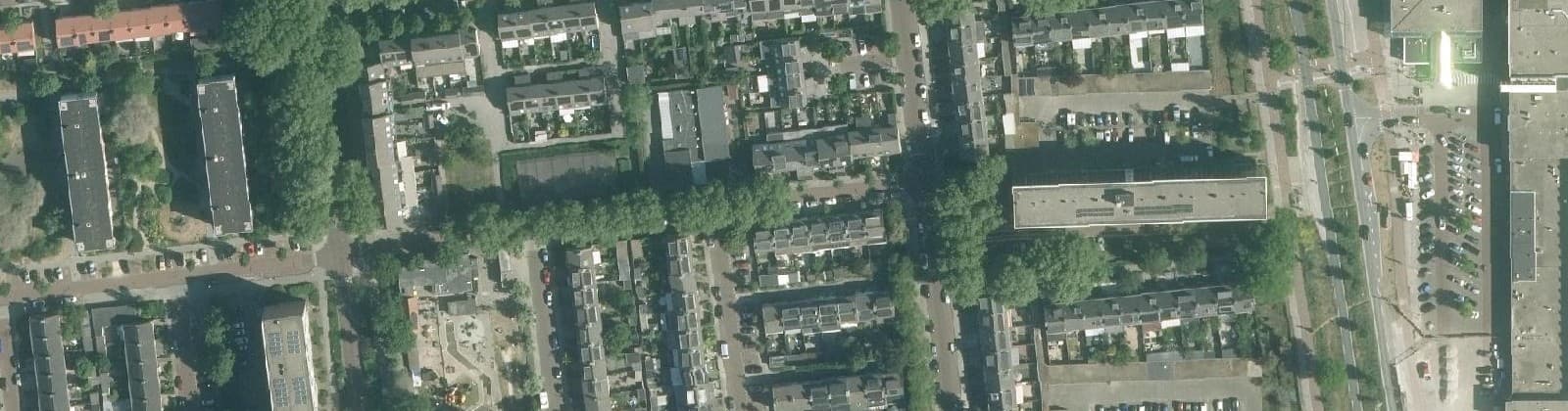 Luchtfoto van Stedenbuurt-oost