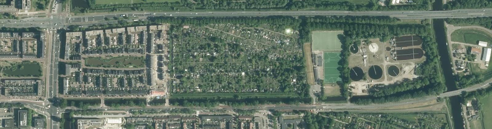 Luchtfoto van Boerhaavevaart