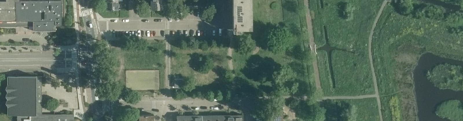 Luchtfoto van Professorenbuurt