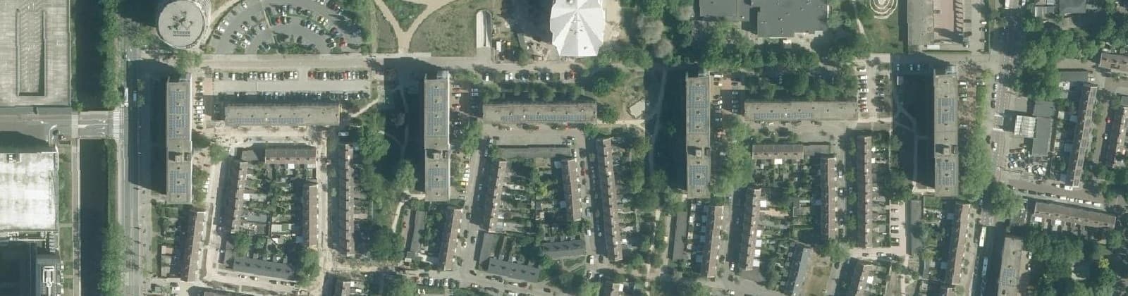 Luchtfoto van Spijkerboorbuurt
