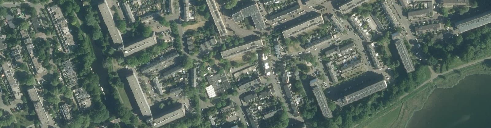 Luchtfoto van Erasmusbuurt