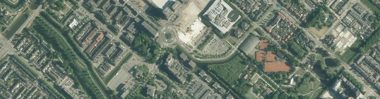 Luchtfoto van Hoofddorp Centrum Zuid