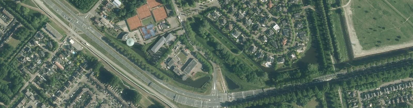 Luchtfoto van Hoofddorp Vrijschot Noord