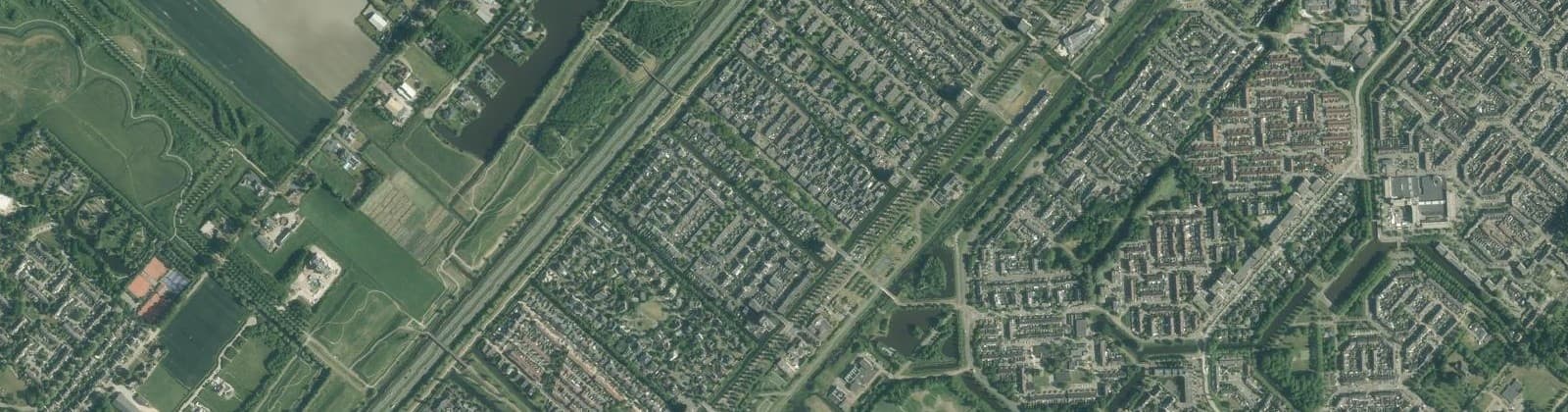 Luchtfoto van Hoofddorp Floriande West