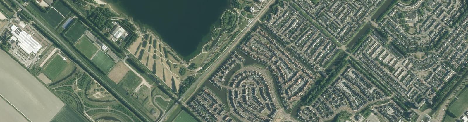 Luchtfoto van Hoofddorp Toolenburg Zuid