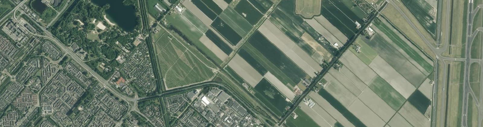 Luchtfoto van Hoofddorp Omgeving