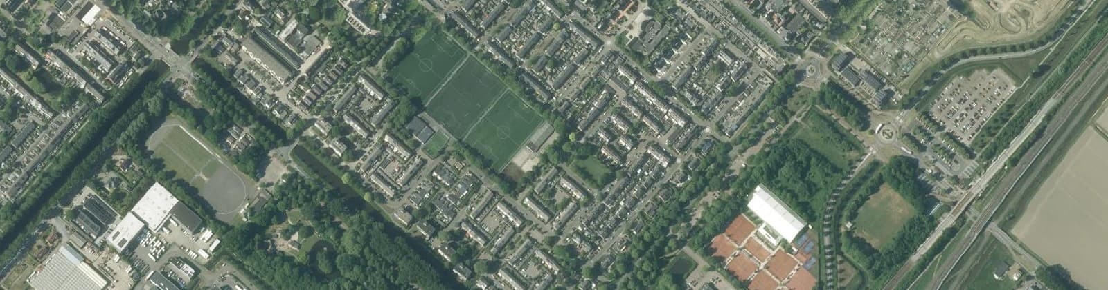 Luchtfoto van Nieuw-Vennep Zuid