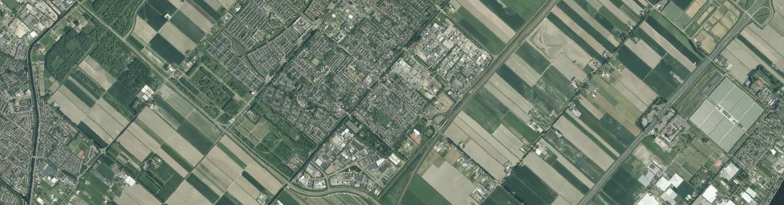 Luchtfoto van Nieuw-Vennep Omgeving