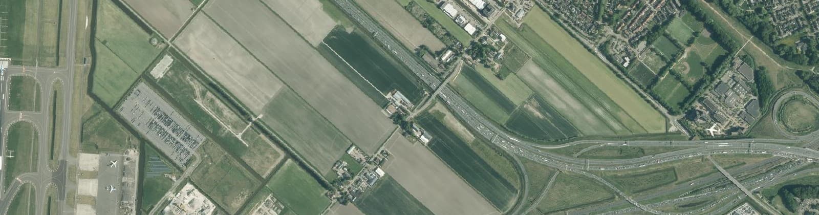 Luchtfoto van Badhoevedorp Omgeving