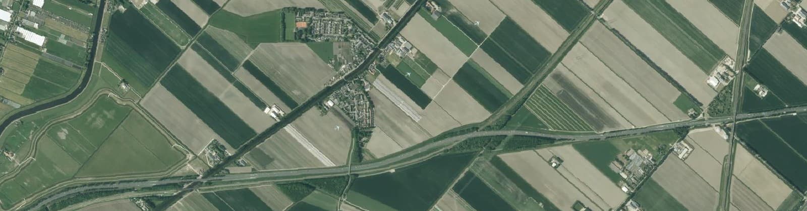 Luchtfoto van Abbenes Omgeving