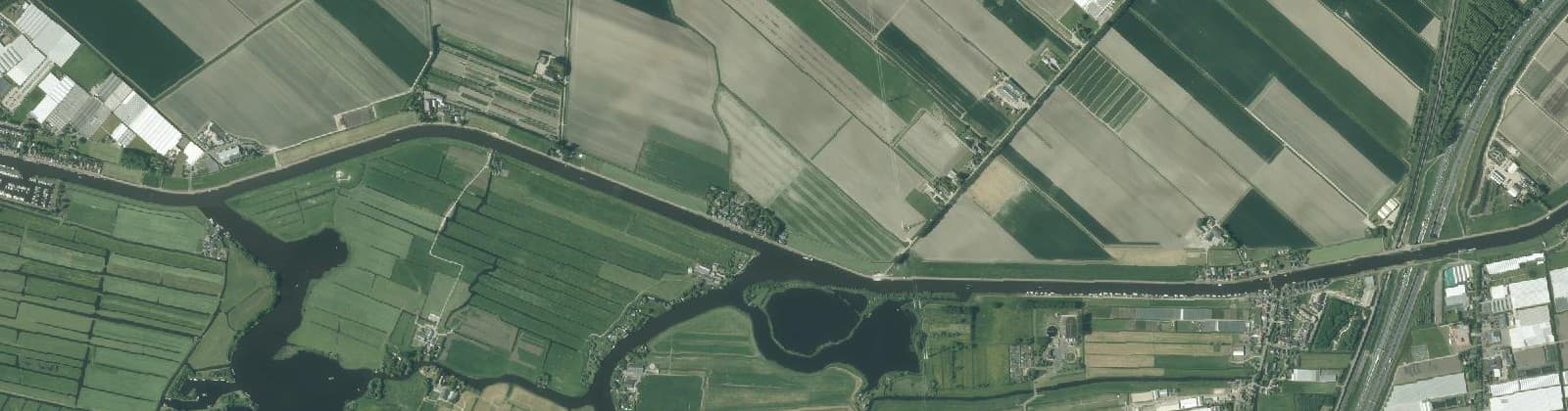 Luchtfoto van Abbenes Dijk