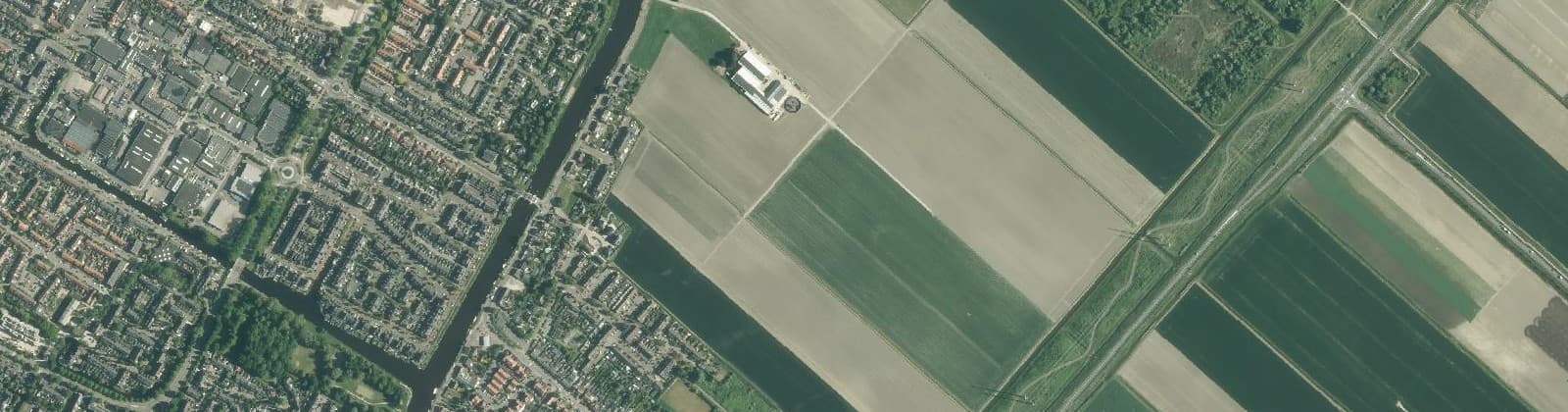 Luchtfoto van Beinsdorp Omgeving