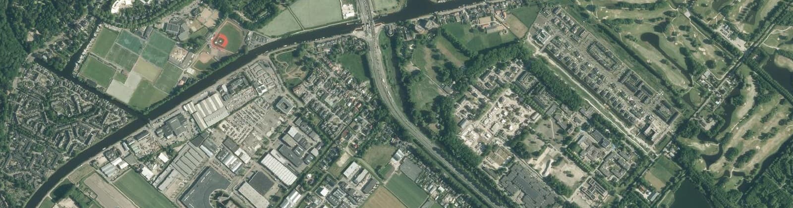 Luchtfoto van Cruquius