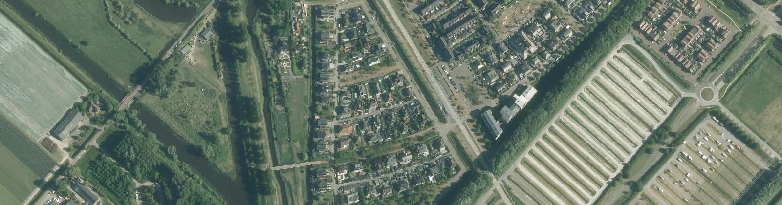 Luchtfoto van Vijfhuizen Stellinghof
