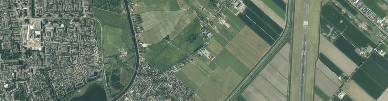 Luchtfoto van Vijfhuizen Omgeving