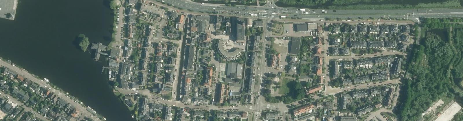 Luchtfoto van Halfweg