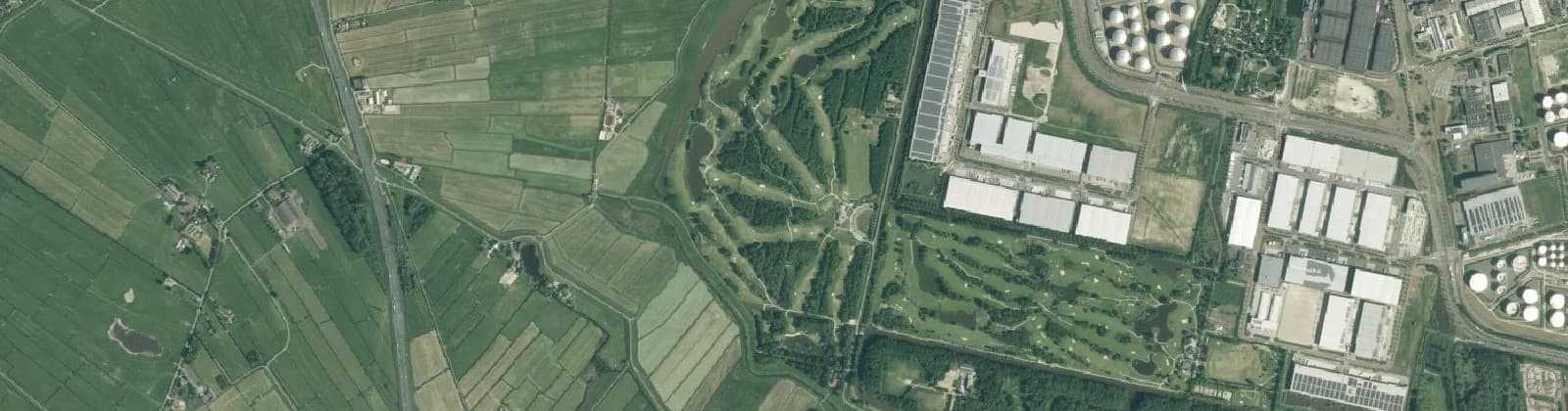 Luchtfoto van Halfweg Omgeving