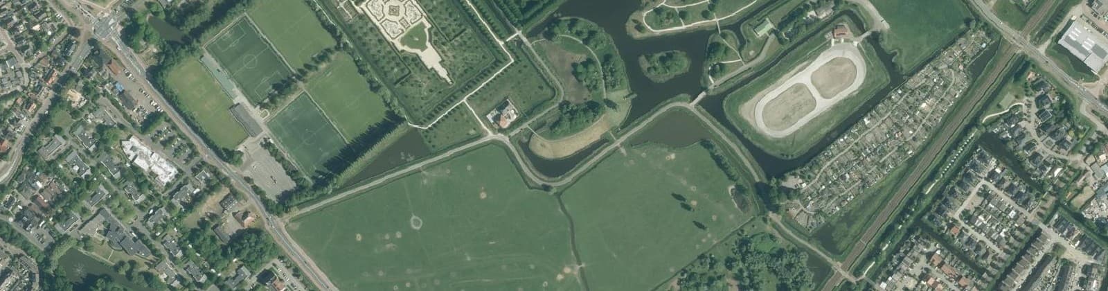Luchtfoto van Oud Haarlem
