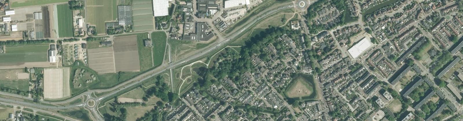 Luchtfoto van Westertuinen