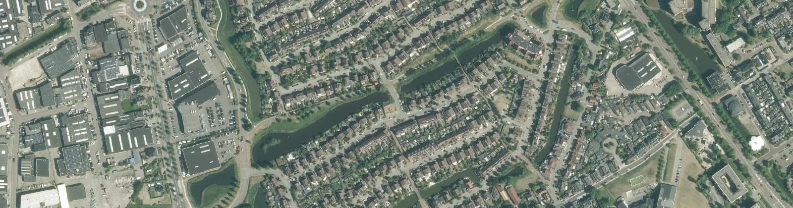 Luchtfoto van Waterakkers