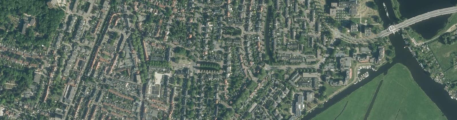 Luchtfoto van Heemsteedse Dreef, Schildersbuurt e.o.