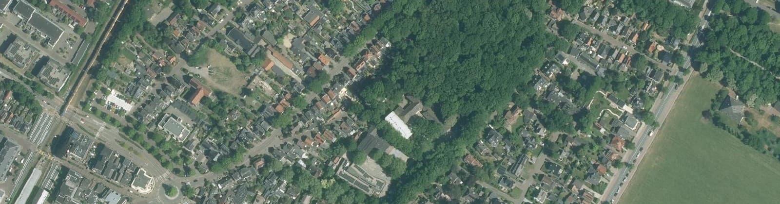 Luchtfoto van Gemeentebos
