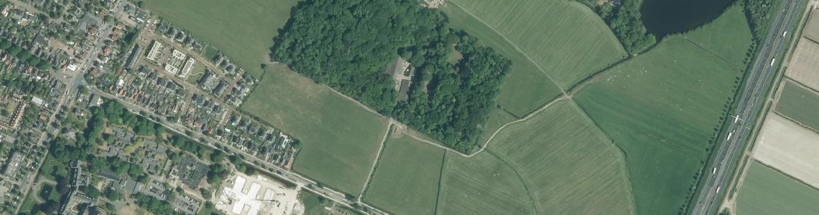 Luchtfoto van Ter Coulster