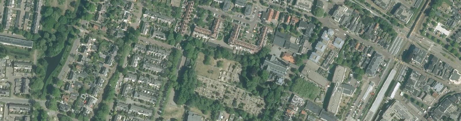 Luchtfoto van Akkerbuurt