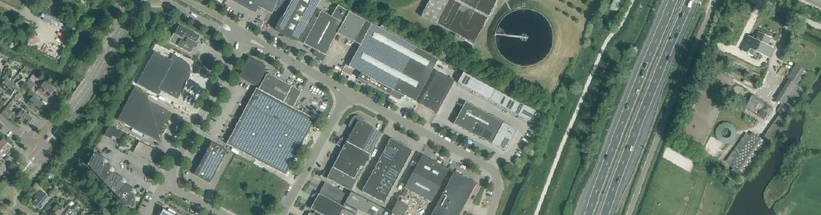 Luchtfoto van Oude Werf