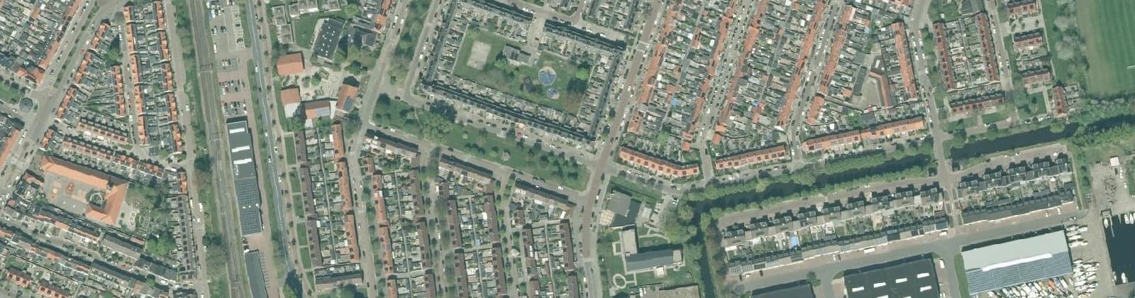 Luchtfoto van Vogelbuurt