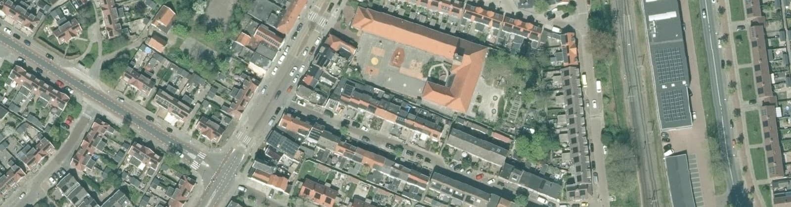 Luchtfoto van Tuindorp-Oost