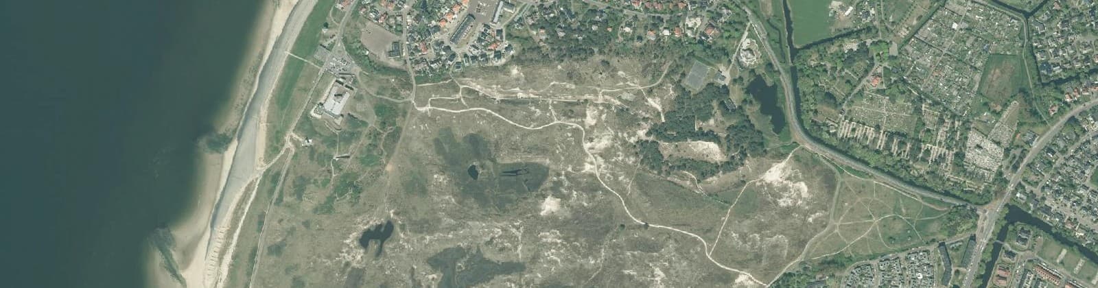 Luchtfoto van Huisduinen