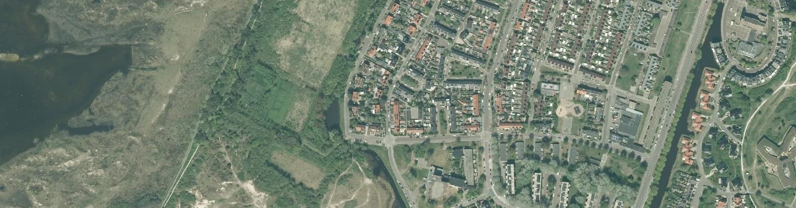 Luchtfoto van Duinbuurt