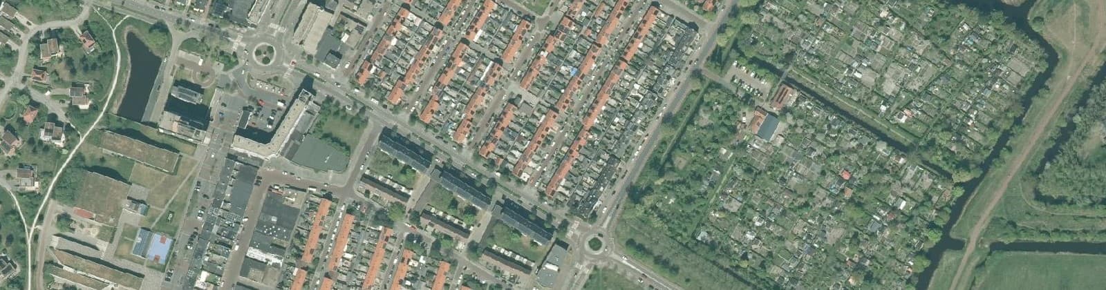 Luchtfoto van Grote Rivierenbuurt