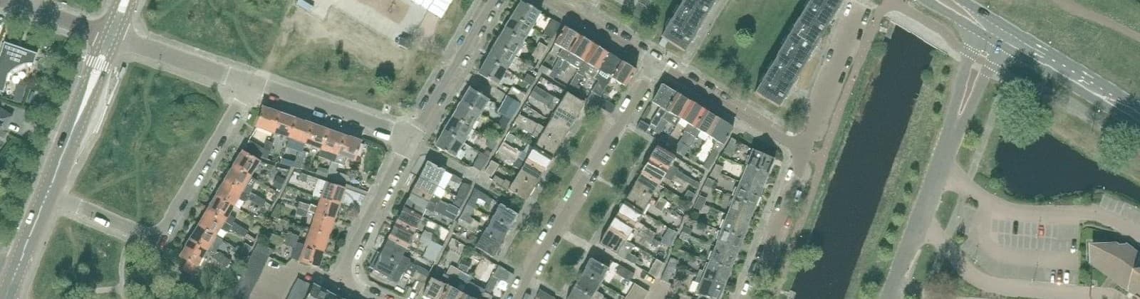 Luchtfoto van Kleine Rivierenbuurt