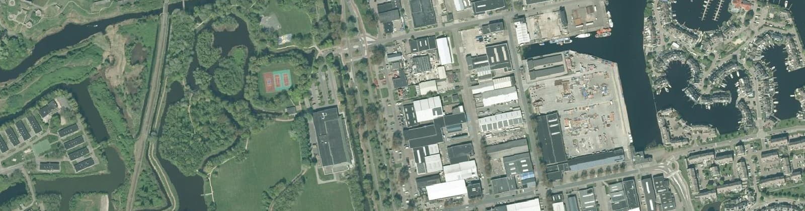 Luchtfoto van Westoever
