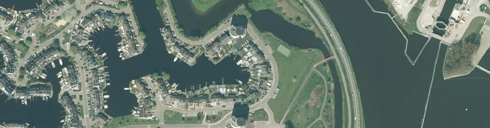 Luchtfoto van Marina