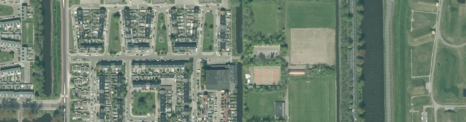 Luchtfoto van Zeeloodsenbuurt