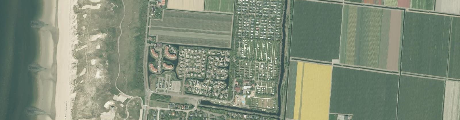 Luchtfoto van De Zandloper