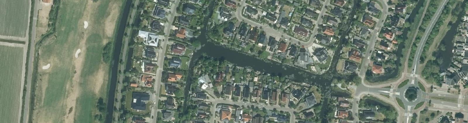 Luchtfoto van Zwanenbalg